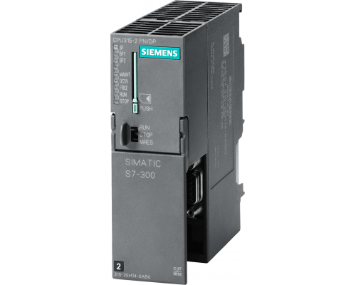 Siemens 6ES7315-2EH14-0AB0 ЦПУ CPU 315-2 PN/DP Simatic S7-300 с памятью 384 кбайт и сетевыми интерфейсами Siemens 6ES7315-2EH14-0AB0 ЦПУ CPU 315-2 PN/DP Simatic S7-300 с памятью 384 кбайт и сетевыми интерфейсами