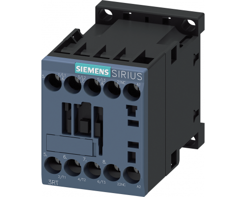 Siemens 3RT6015-1AF02 Контактор для переменного тока, 110 В, 50/60 Гц, 3 кВт, 400 В, 3 полюса, клеммы Siemens 3RT6015-1AF02 Контактор для переменного тока, 110 В, 50/60 Гц, 3 кВт, 400 В, 3 полюса, клеммы