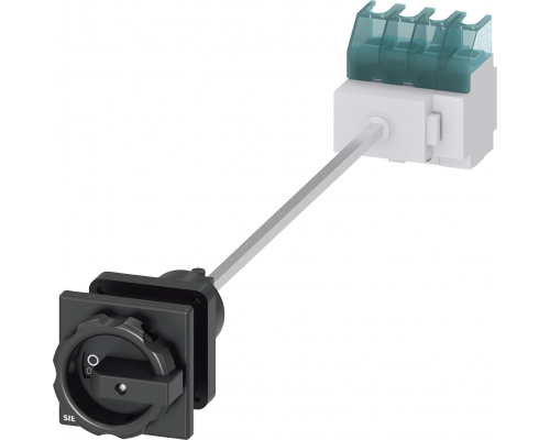 Siemens 3LD2244-1TL51 Выключатель аварийный/отключения 4-полюсный, IU=32, Р/АC-23А при 400В=11.5кВт, крепление на DIN-рейку/двухболтовое, поворотный механизм черный Siemens 3LD2244-1TL51 Выключатель аварийный/отключения 4-полюсный, IU=32, Р/АC-23А при 400В=11.5кВт, крепление на DIN-рейку/двухболтовое, поворотный механизм черный