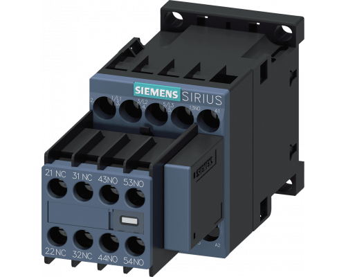 Siemens 3RT2016-1CP07 Силовой контактор, AC-3 9A, 4 кВт/400 В, 3 NO + 2 NC, 230 В, 50/60 Гц, S00 Siemens 3RT2016-1CP07 Силовой контактор, AC-3 9A, 4 кВт/400 В, 3 NO + 2 NC, 230 В, 50/60 Гц, S00