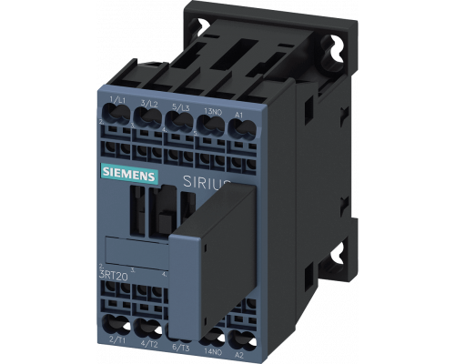 Siemens 3RT2015-2EP01 Силовой контактор, AC-3 7A, 3 кВт/400 В, 1 NO, 230 В AC, 50/60 Гц, 3-полюсн., S00 Siemens 3RT2015-2EP01 Силовой контактор, AC-3 7A, 3 кВт/400 В, 1 NO, 230 В AC, 50/60 Гц, 3-полюсн., S00