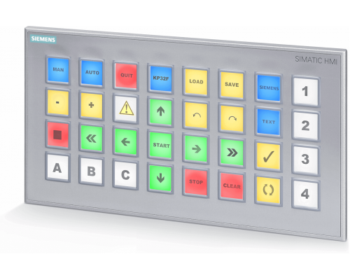 Siemens 6AG1688-3EH47-2AX0 Кнопочная панель, 32 клавиши, Profinet, 16 DI/DO, Step 7 V5.5 Siemens 6AG1688-3EH47-2AX0 Кнопочная панель, 32 клавиши, Profinet, 16 DI/DO, Step 7 V5.5