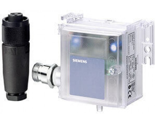 Siemens QBM4000-25 Датчик перепада давления в воздуховоде, диапазон 0...2500 Па, с сертификатом Siemens QBM4000-25 Датчик перепада давления в воздуховоде, диапазон 0...2500 Па, с сертификатом