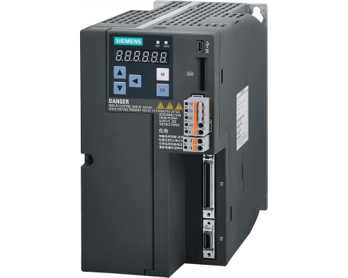 Siemens 6SL3210-5FE12-0UA0 Частотное преобразователь для электродвигателя, 380-480В, 2.0/2.5 кВт, IP20 Siemens 6SL3210-5FE12-0UA0 Частотное преобразователь для электродвигателя, 380-480В, 2.0/2.5 кВт, IP20