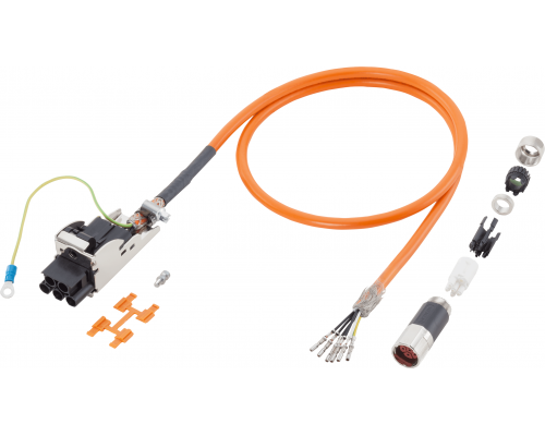 Siemens 6FX5002-5CN01-1BA0 Силовой кабель с разъемами 4x1,5 C, быстродействующее соединение, штекер типоразмера 1 Siemens 6FX5002-5CN01-1BA0 Силовой кабель с разъемами 4x1,5 C, быстродействующее соединение, штекер типоразмера 1