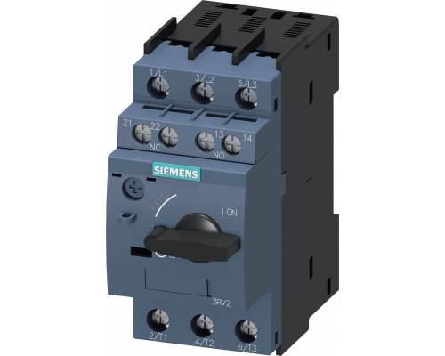 Siemens 3RV2411-1JA15 Выключатель автоматический для трансформатора, типоразмер s00, 7...10a, 208a, клеммы, 1но+1нз Siemens 3RV2411-1JA15 Выключатель автоматический для трансформатора, типоразмер s00, 7...10a, 208a, клеммы, 1но+1нз