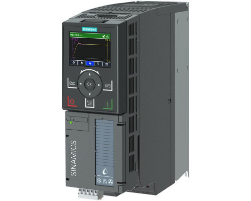 Siemens 6SL3220-3YD14-0UB0 Частотное преобразование SINAMICS G120XA, 1.5 кВт, 380 В, IP20, MODBUS RTU, BACnet MS/TP, USS Siemens 6SL3220-3YD14-0UB0 Частотное преобразование SINAMICS G120XA, 1.5 кВт, 380 В, IP20, MODBUS RTU, BACnet MS/TP, USS
