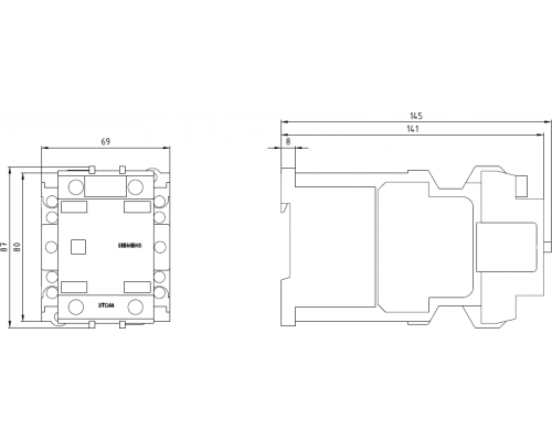 Siemens 3TC4417-0AA4 Контактор 2 полюса DC-3, 32А, с вспомогательным выключателем 22 (2но+2нз) Siemens 3TC4417-0AA4 Контактор 2 полюса DC-3, 32А, с вспомогательным выключателем 22 (2но+2нз)