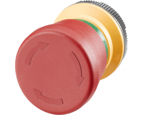 Siemens 6AV7674-1MA00-0AA0 Аварийная кнопка (грибок), 22 мм, красная, пластик, с поворотом, 2 НЗ контакта Siemens 6AV7674-1MA00-0AA0 Аварийная кнопка (грибок), 22 мм, красная, пластик, с поворотом, 2 НЗ контакта
