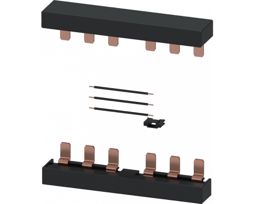 Siemens 3RA2943-2AA2 Электромонтажный комплект для пружинного зажима электрических и механических реверсивных пускателей s3 Siemens 3RA2943-2AA2 Электромонтажный комплект для пружинного зажима электрических и механических реверсивных пускателей s3