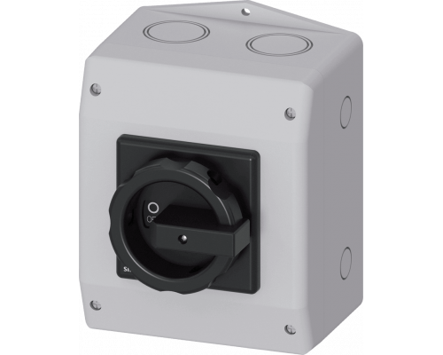 Siemens 3LD2565-0TB51 Главный выключатель 3 полюса, номинальный ток 63А, категория применения AC-23A, напряжение 400В Siemens 3LD2565-0TB51 Главный выключатель 3 полюса, номинальный ток 63А, категория применения AC-23A, напряжение 400В