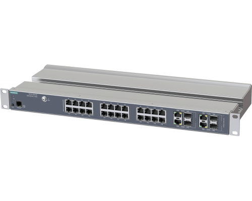 Siemens 6GK5328-4SS00-3AR3 Управляемый коммутатор Scalance XR328-4C WG для 19" стойки с 24 портами RJ45 и 4 слотами для медиа-модулей Siemens 6GK5328-4SS00-3AR3 Управляемый коммутатор Scalance XR328-4C WG для 19" стойки с 24 портами RJ45 и 4 слотами для медиа-модулей