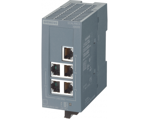 Siemens 6GK5005-0GA10-1AB2 Промышленный коммутатор, 5 портов, 10/100/1000 Мбит/с, IP20, 24 В Siemens 6GK5005-0GA10-1AB2 Промышленный коммутатор, 5 портов, 10/100/1000 Мбит/с, IP20, 24 В