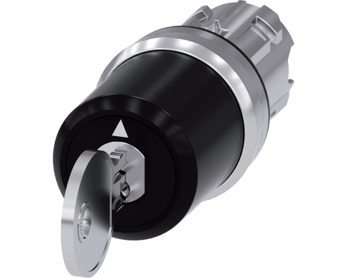 Siemens 3SU1050-5PL01-0AA0 Актуатор поворотного переключателя с ключом, 22mm, металл, 3 положения, 2 ключа Siemens 3SU1050-5PL01-0AA0 Актуатор поворотного переключателя с ключом, 22mm, металл, 3 положения, 2 ключа