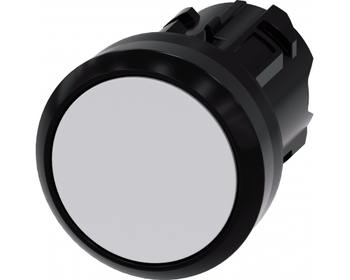 Siemens 3SU1000-0AA60-0AA0 Кнопка актуатора, 22 мм, круглая, пластик, белая, с фиксацией и деблокировкой нажатием Siemens 3SU1000-0AA60-0AA0 Кнопка актуатора, 22 мм, круглая, пластик, белая, с фиксацией и деблокировкой нажатием