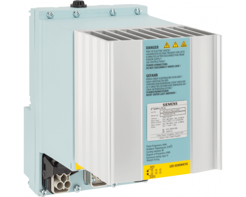 Siemens 6SL3514-1KE13-5AE0 Преобразователь частоты, 380-480 В, 1,1-1,5 кВт, защита от перегрузки 150% и управление тормозом 180 В Siemens 6SL3514-1KE13-5AE0 Преобразователь частоты, 380-480 В, 1,1-1,5 кВт, защита от перегрузки 150% и управление тормозом 180 В