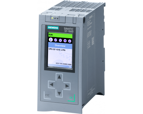 Siemens 6ES7515-2AM01-0AB0 Центральный процессор CPU 1515-2 PN, память 500 КБ/3 МБ, 2x PROFINET IRT, 2x Ethernet Siemens 6ES7515-2AM01-0AB0 Центральный процессор CPU 1515-2 PN, память 500 КБ/3 МБ, 2x PROFINET IRT, 2x Ethernet