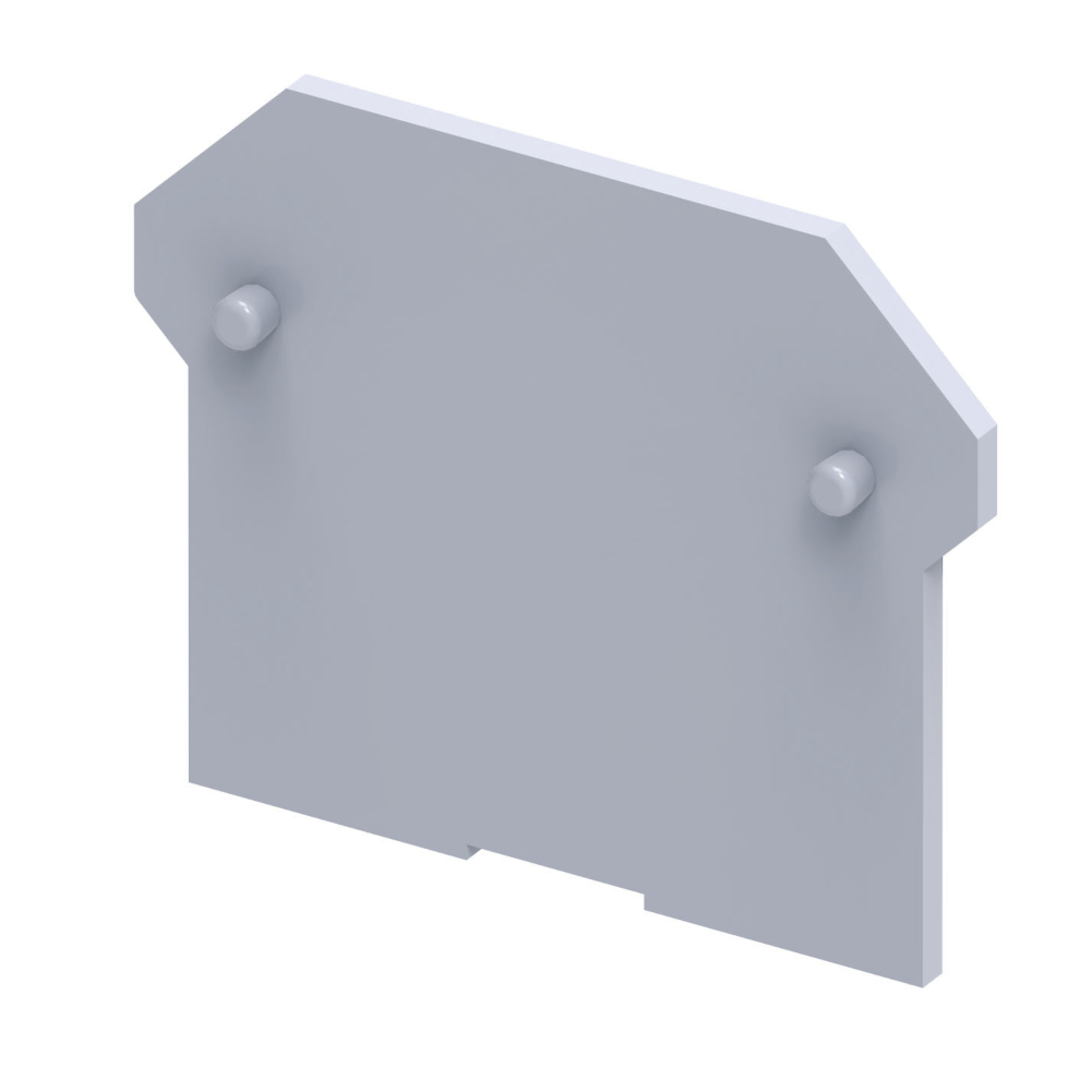 KEAZ Крышка концевая для клеммы проходной OptiClip EP2,5/4UN-серый KEAZ Крышка концевая для клеммы проходной OptiClip EP2,5/4UN-серый