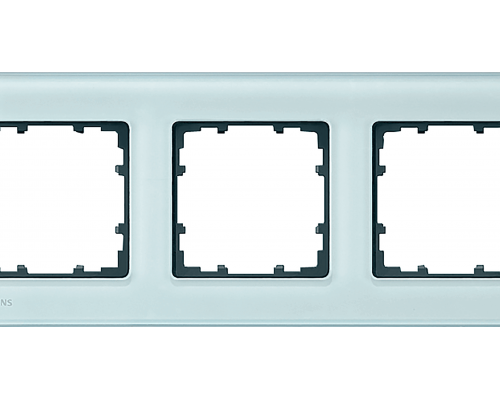 Siemens 5TG1203 Рамка Delta Miro 3-местная, стекло, кристальный зеленый, 232х90мм Siemens 5TG1203 Рамка Delta Miro 3-местная, стекло, кристальный зеленый, 232х90мм