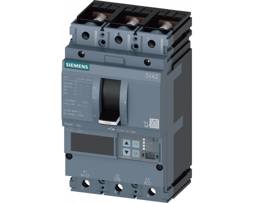 Siemens 3VA2010-5JQ32-0AA0 Выключатель в литом корпусе 3va2 IEC, тип 100, откл. способность M ICU=55kA @ 415В, 3-полюс. Siemens 3VA2010-5JQ32-0AA0 Выключатель в литом корпусе 3va2 IEC, тип 100, откл. способность M ICU=55kA @ 415В, 3-полюс.