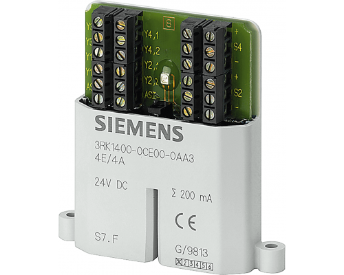 Siemens 3RK1400-0CE00-0AA3 Модуль As-интерфейсный, 4 входа/4 выхода, с винтовыми клеммами, PNP, 24 В Siemens 3RK1400-0CE00-0AA3 Модуль As-интерфейсный, 4 входа/4 выхода, с винтовыми клеммами, PNP, 24 В