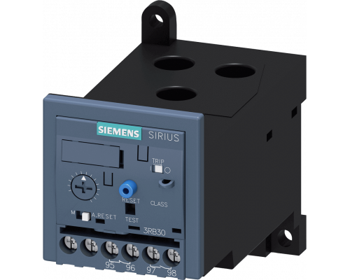 Siemens 3RB3036-2UW1 Реле перегрузки для электродвигателя, 12.5…50 А, типоразмер s2, класс 20 Siemens 3RB3036-2UW1 Реле перегрузки для электродвигателя, 12.5…50 А, типоразмер s2, класс 20