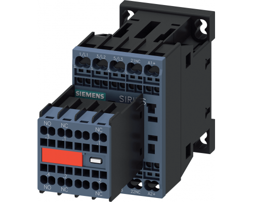 Siemens 3RT2015-2BF48-3MA4 Контактор, 3 полюса, AC-3, 3 кВт/400V, блок-контакт 1НЗ, DC 110V, типоразмер S00 Siemens 3RT2015-2BF48-3MA4 Контактор, 3 полюса, AC-3, 3 кВт/400V, блок-контакт 1НЗ, DC 110V, типоразмер S00