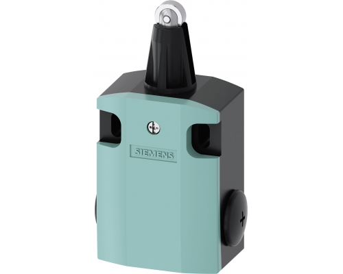Siemens 3SE5122-0CD02-1AA7 Позиционный выключатель с металлическим корпусом 56mm, контакты 1НО/1НЗ, роликовый плунжер из нержавеющей стали Siemens 3SE5122-0CD02-1AA7 Позиционный выключатель с металлическим корпусом 56mm, контакты 1НО/1НЗ, роликовый плунжер из нержавеющей стали