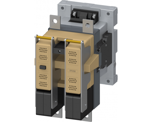 Siemens 3TC5217-0BF0 Контактор, размер 8, 2-полюс, DC-3, 220A, с дополнительными контактами 22.2НО+2НЗ, управление AC 110V/132V Siemens 3TC5217-0BF0 Контактор, размер 8, 2-полюс, DC-3, 220A, с дополнительными контактами 22.2НО+2НЗ, управление AC 110V/132V