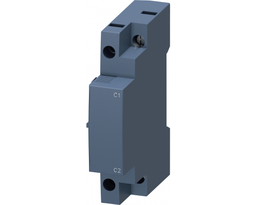 Siemens 3RV6902-1DV0 Шунт-выключатель, напряжение 330...500В, частота 50/60Гц, время отключения 5 сек, подключение винтами, для автоматических выключателей, размер S00/S0 Siemens 3RV6902-1DV0 Шунт-выключатель, напряжение 330...500В, частота 50/60Гц, время отключения 5 сек, подключение винтами, для автоматических выключателей, размер S00/S0