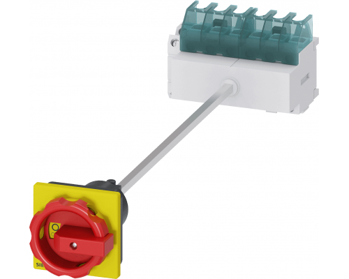 Siemens 3LD2113-4VP53 Главный/аварийный выключатель 6-полюсный, iu=25, p/ac-23a, 1но+1нз, вал крепления Siemens 3LD2113-4VP53 Главный/аварийный выключатель 6-полюсный, iu=25, p/ac-23a, 1но+1нз, вал крепления