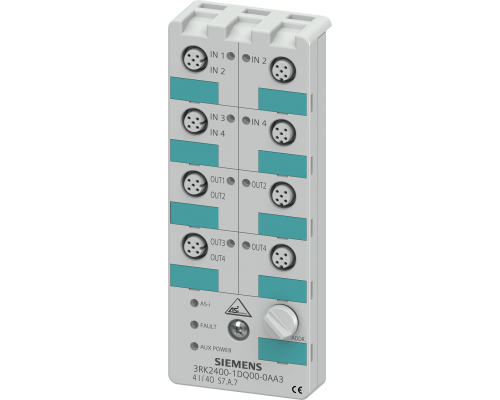 Siemens 3RK2400-1DQ00-0AA3 Компактный модуль ввода-вывода As-i, 4di/4do, IP67, A/B-Slave (Spec эц. 3.0) Siemens 3RK2400-1DQ00-0AA3 Компактный модуль ввода-вывода As-i, 4di/4do, IP67, A/B-Slave (Spec эц. 3.0)
