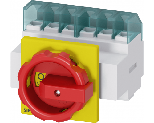 Siemens 3LD2203-3VK53 Выключатель 6-полюсный, номинальный ток 32А, категория применения AC-23A, 11,5 кВт при 400В Siemens 3LD2203-3VK53 Выключатель 6-полюсный, номинальный ток 32А, категория применения AC-23A, 11,5 кВт при 400В