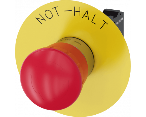 Siemens 3SU1150-1HB20-3CH0 Аварийная грибовидная кнопка, 22mm, металлическая, круглая, красная, с фиксацией, 1nc Siemens 3SU1150-1HB20-3CH0 Аварийная грибовидная кнопка, 22mm, металлическая, круглая, красная, с фиксацией, 1nc