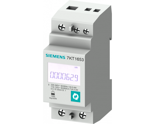 Siemens 7KT1651 Измерительный инструмент, LCD дисплей, 230 В, 63 А, 1-фазный, Modbus RTU/ASCII Siemens 7KT1651 Измерительный инструмент, LCD дисплей, 230 В, 63 А, 1-фазный, Modbus RTU/ASCII