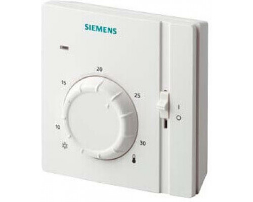 Siemens RAA31.16 Термостат комнатный электромеханический с переключателем и индикатором Siemens RAA31.16 Термостат комнатный электромеханический с переключателем и индикатором