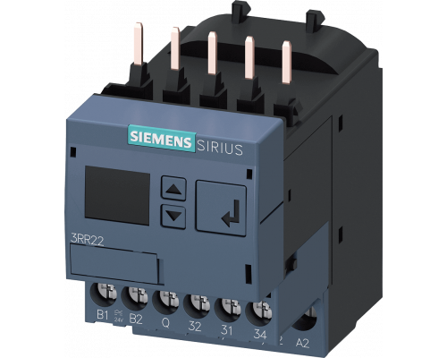 Siemens 3RR2241-1FW30 Реле контроля 3rr, для контактора 3rt2, типоразмер s00, стандартное исполнение Siemens 3RR2241-1FW30 Реле контроля 3rr, для контактора 3rt2, типоразмер s00, стандартное исполнение