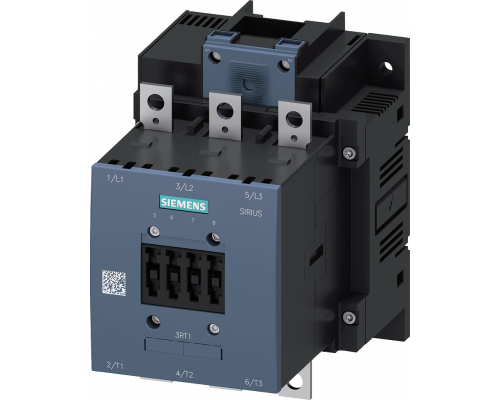 Siemens 3RT1055-6AP30 Силовой контактор, AC-3 150 A, 75 кВт/400 В, UC 220–240 В, 3-полюсн. Siemens 3RT1055-6AP30 Силовой контактор, AC-3 150 A, 75 кВт/400 В, UC 220–240 В, 3-полюсн.