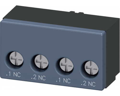 Siemens 3RA6912-1A Блок-контакт с двумя нормально замкнутыми контактами и винтовыми клеммами Siemens 3RA6912-1A Блок-контакт с двумя нормально замкнутыми контактами и винтовыми клеммами