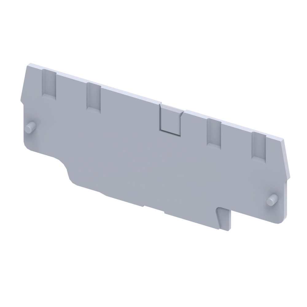 KEAZ Крышка концевая для клеммы проходной OptiClip EPCX2,5/4-QUATTRO-серый KEAZ Крышка концевая для клеммы проходной OptiClip EPCX2,5/4-QUATTRO-серый