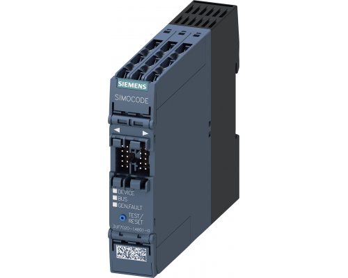Siemens 3UF7020-1AB01-0 Базовый модуль Simocode Pro S с Profibus DP интерфейсом, 4 входа/2 выхода, DC 24V Siemens 3UF7020-1AB01-0 Базовый модуль Simocode Pro S с Profibus DP интерфейсом, 4 входа/2 выхода, DC 24V