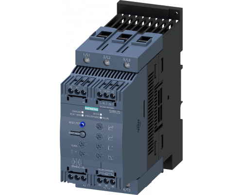 Siemens 3RW4046-1BB05 Устройство плавного пуска Sirius S3, 80A, 55кВт/500V, до 40°C Siemens 3RW4046-1BB05 Устройство плавного пуска Sirius S3, 80A, 55кВт/500V, до 40°C