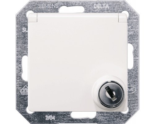 Siemens 5UB1916 Розетка Schuko 10A DC/16A AC 250В с защитным контактом, откидывающейся крышкой и замком эл.-мех. Siemens 5UB1916 Розетка Schuko 10A DC/16A AC 250В с защитным контактом, откидывающейся крышкой и замком эл.-мех.