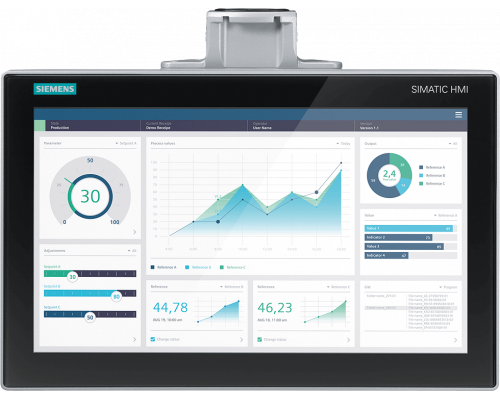 Siemens 6AV2128-3QB27-0AX0 Панель оператора SIMATIC HMI MTP1500 PRO для опорного рычага, 15.6" TFT, PROFINET Siemens 6AV2128-3QB27-0AX0 Панель оператора SIMATIC HMI MTP1500 PRO для опорного рычага, 15.6" TFT, PROFINET