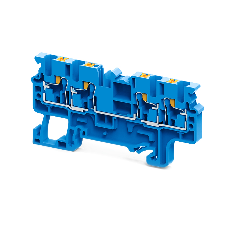 KEAZ Клемма с 4-мя контактами push-in OptiClip СP-2,5-QUATTRO-(0,2-2,5)-I-BU-синий KEAZ Клемма с 4-мя контактами push-in OptiClip СP-2,5-QUATTRO-(0,2-2,5)-I-BU-синий