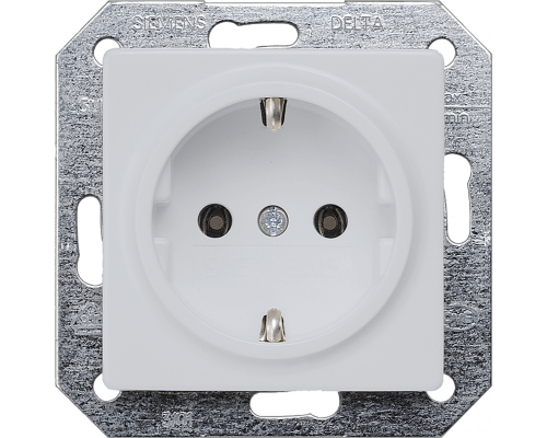 Siemens 5UB1931 Розетка Schuko 10A DC/16A AC 250В с защитным контактом, безрезьбовыми зажимами Siemens 5UB1931 Розетка Schuko 10A DC/16A AC 250В с защитным контактом, безрезьбовыми зажимами