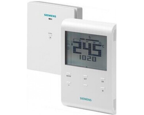 Siemens RDE100.1RFS Беспроводной комнатный термостат с авто таймером и приемником Siemens RDE100.1RFS Беспроводной комнатный термостат с авто таймером и приемником