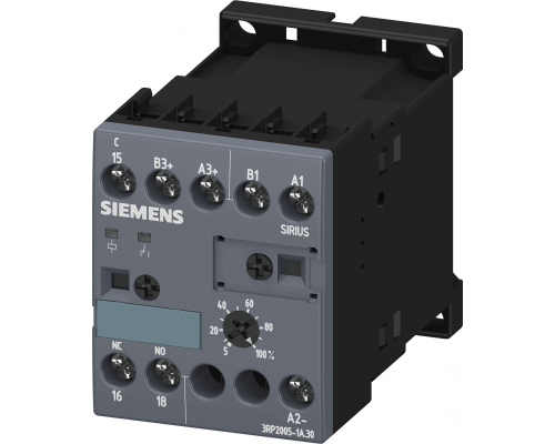 Siemens 3RP2005-1AP30 Мультифункциональное электронное реле времени, 8 функций, 24В, 200-240В, 0,05с - 100ч Siemens 3RP2005-1AP30 Мультифункциональное электронное реле времени, 8 функций, 24В, 200-240В, 0,05с - 100ч