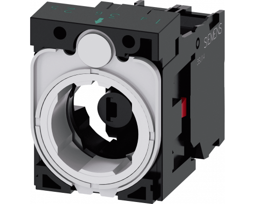 Siemens 3SU1501-1AG40-1CA0 Держатель для модулей, пластик, 3 модуля, с модулями 1НЗ и подсветки Siemens 3SU1501-1AG40-1CA0 Держатель для модулей, пластик, 3 модуля, с модулями 1НЗ и подсветки