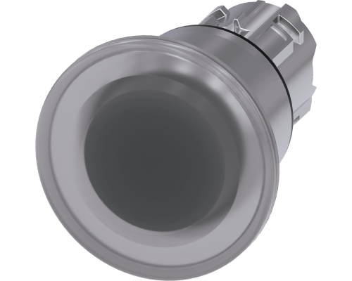 Siemens 3SU1051-1BA70-0AA0 Актуатор грибовидной кнопки, 22 мм, с подсветкой, металл, фиксация, вытягивание Siemens 3SU1051-1BA70-0AA0 Актуатор грибовидной кнопки, 22 мм, с подсветкой, металл, фиксация, вытягивание